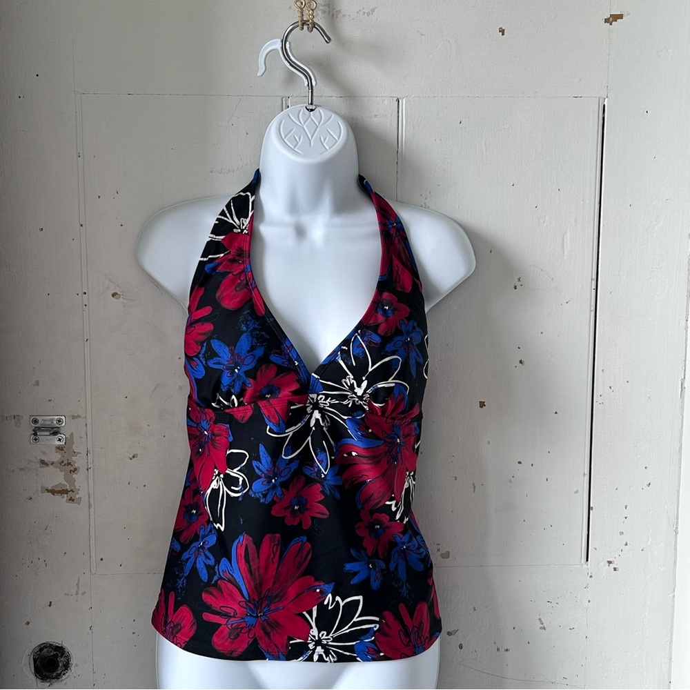 Catalina Floral Print Tankini Swim Top
